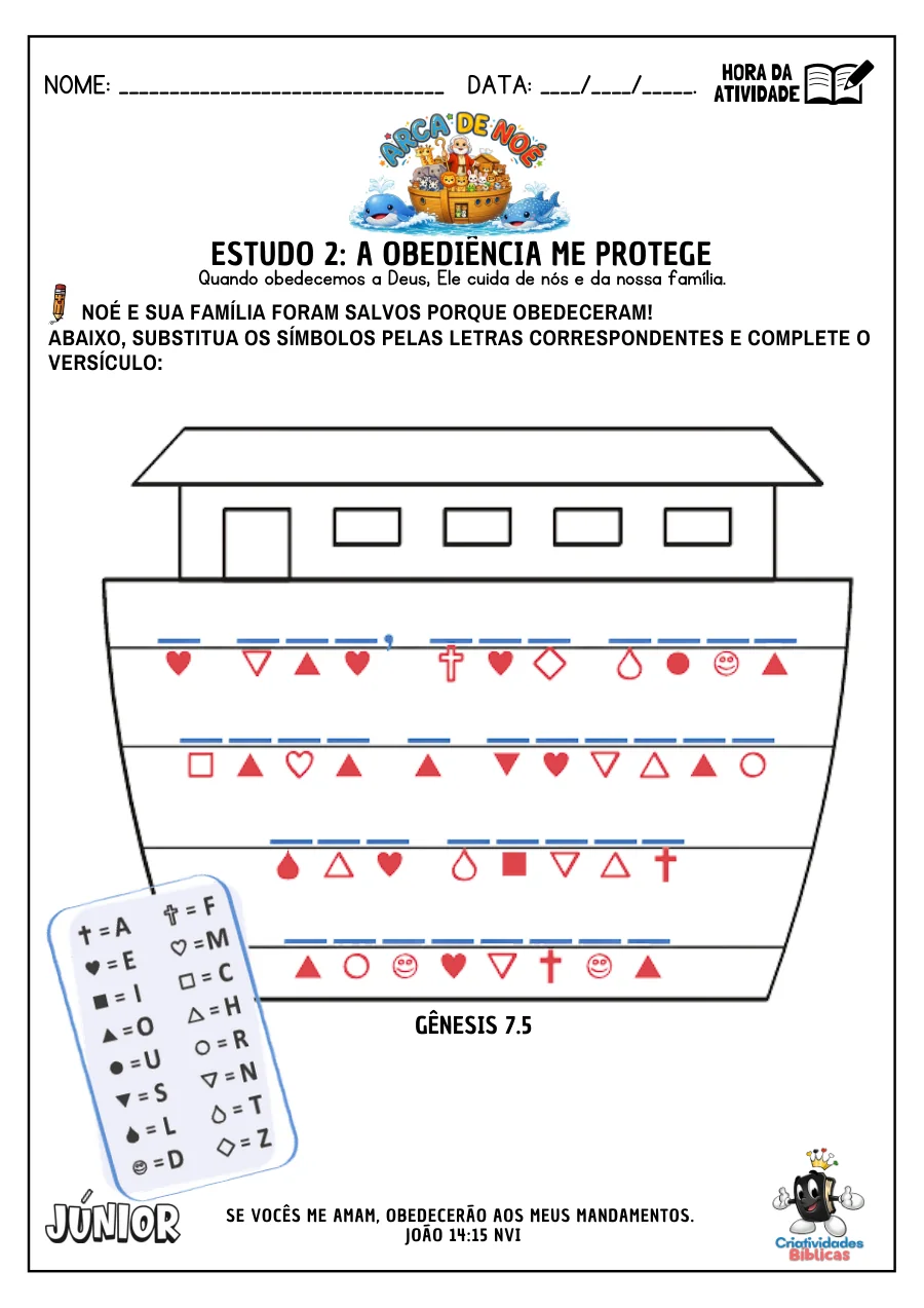 Páginas reais: Atividades das crianças